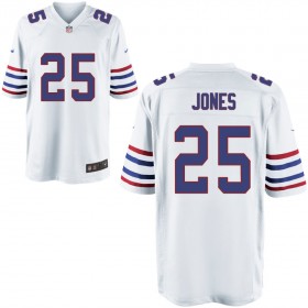 Mens Buffalo Bills Nike White Alternate Game Jersey JONES#25