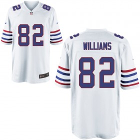 Mens Buffalo Bills Nike White Alternate Game Jersey WILLIAMS#82