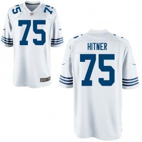 Youth Indianapolis Colts Nike White Alternate Game Jersey HITNER#75