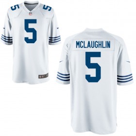 Youth Indianapolis Colts Nike White Alternate Game Jersey MCLAUGHLIN#5