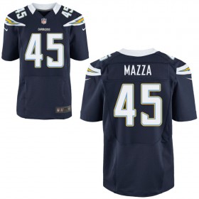 Men's Los Angeles Chargers Nike Navy Elite Jersey MAZZA#45