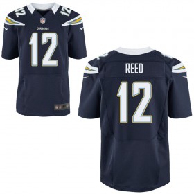 Men's Los Angeles Chargers Nike Navy Elite Jersey REED#12
