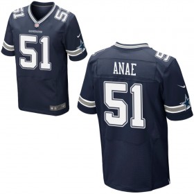 Mens Dallas Cowboys Nike Navy Blue Elite Jersey ANAE#51