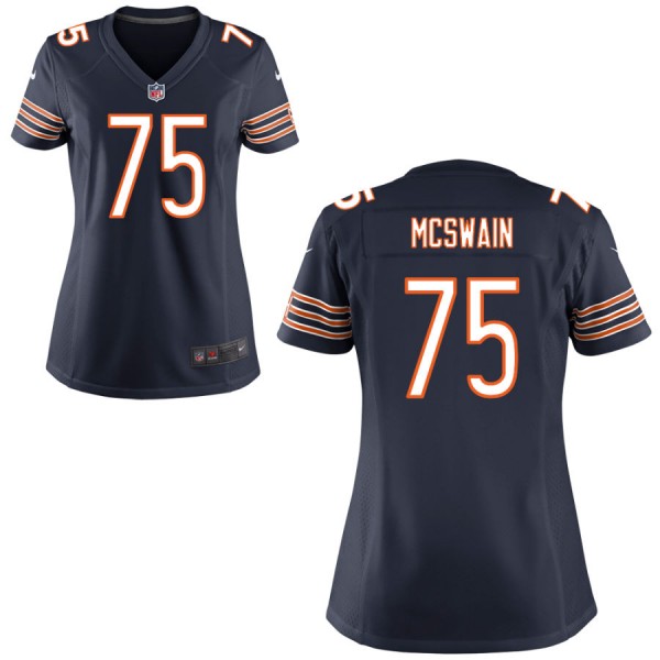 Women's Chicago Bears Nike Navy Blue Game Jersey MCSWAIN#75