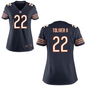 Women's Chicago Bears Nike Navy Blue Game Jersey TOLIVER II#22