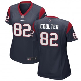 Women's Houston Texans Nike Navy Blue Game Jersey COULTER#82