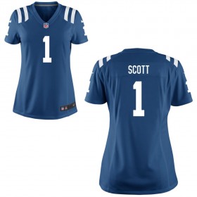 Women's Indianapolis Colts Nike Royal Game Jersey SCOTT#1