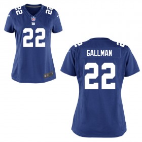 Women's New York Giants Nike Royal Blue Game Jersey GALLMAN#22