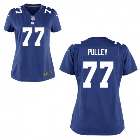 Women's New York Giants Nike Royal Blue Game Jersey PULLEY#77