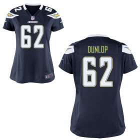 WomenÕs Los Angeles Chargers Nike Navy Blue Game Jersey DUNLOP#62