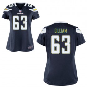 WomenÕs Los Angeles Chargers Nike Navy Blue Game Jersey GILLIAM#63