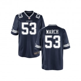 Youth Dallas Cowboys Nike Navy Game Jersey MARCH#53