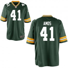 Youth Green Bay Packers Nike Green Game Jersey AMOS#41