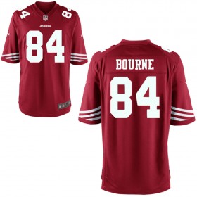 Youth San Francisco 49ers Nike Scarlet Game Jersey BOURNE#84