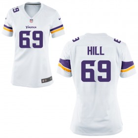 Women's Minnesota Vikings Nike White Game Jersey HILL#69