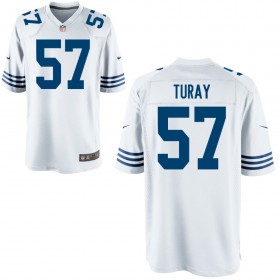 Men's Indianapolis Colts Nike Royal Throwback Game Jersey TURAY#57