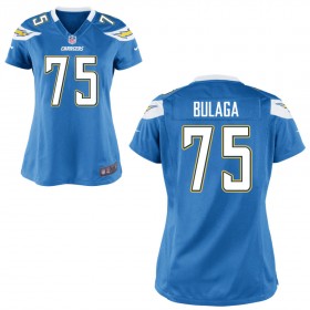 Women's Los Angeles Chargers Nike Light Blue Game Jersey BULAGA#75