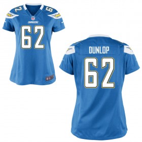 Women's Los Angeles Chargers Nike Light Blue Game Jersey DUNLOP#62