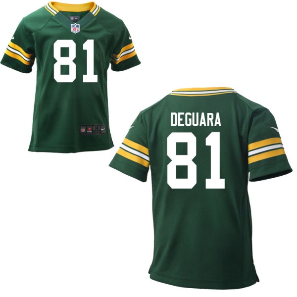 Nike Toddler Green Bay Packers Team Color Game Jersey DEGUARA#81