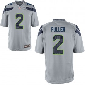 Seattle Seahawks Nike Alternate Game Jersey - Gray FULLER#2