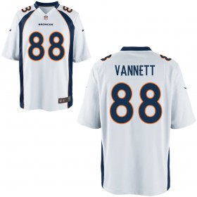 Nike Men's Denver Broncos Game White Jersey VANNETT#88