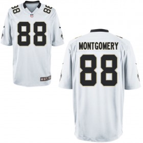 Nike Men's New Orleans Saints Game White Jersey MONTGOMERY#88