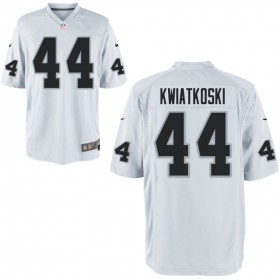 Nike Men's Las Vegas Raiders Game White Jersey KWIATKOSKI#44
