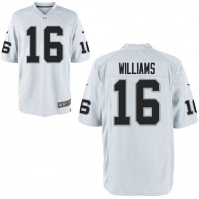 Nike Men's Las Vegas Raiders Game White Jersey WILLIAMS#16