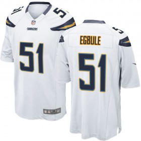 Nike Men's Los Angeles Chargers Game White Jersey EGBULE#51