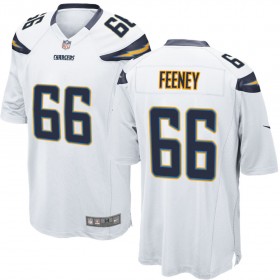 Nike Men's Los Angeles Chargers Game White Jersey FEENEY#66