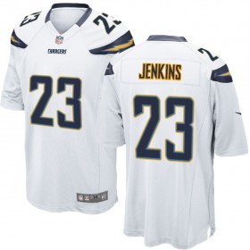Nike Men's Los Angeles Chargers Game White Jersey JENKINS#23