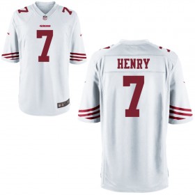 Nike Men's San Francisco 49ers Game White Jersey HENRY#7