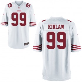 Nike Men's San Francisco 49ers Game White Jersey KINLAW#99