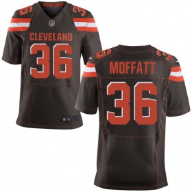 Men's Cleveland Browns Nike Brown Elite Jersey MOFFATT#36